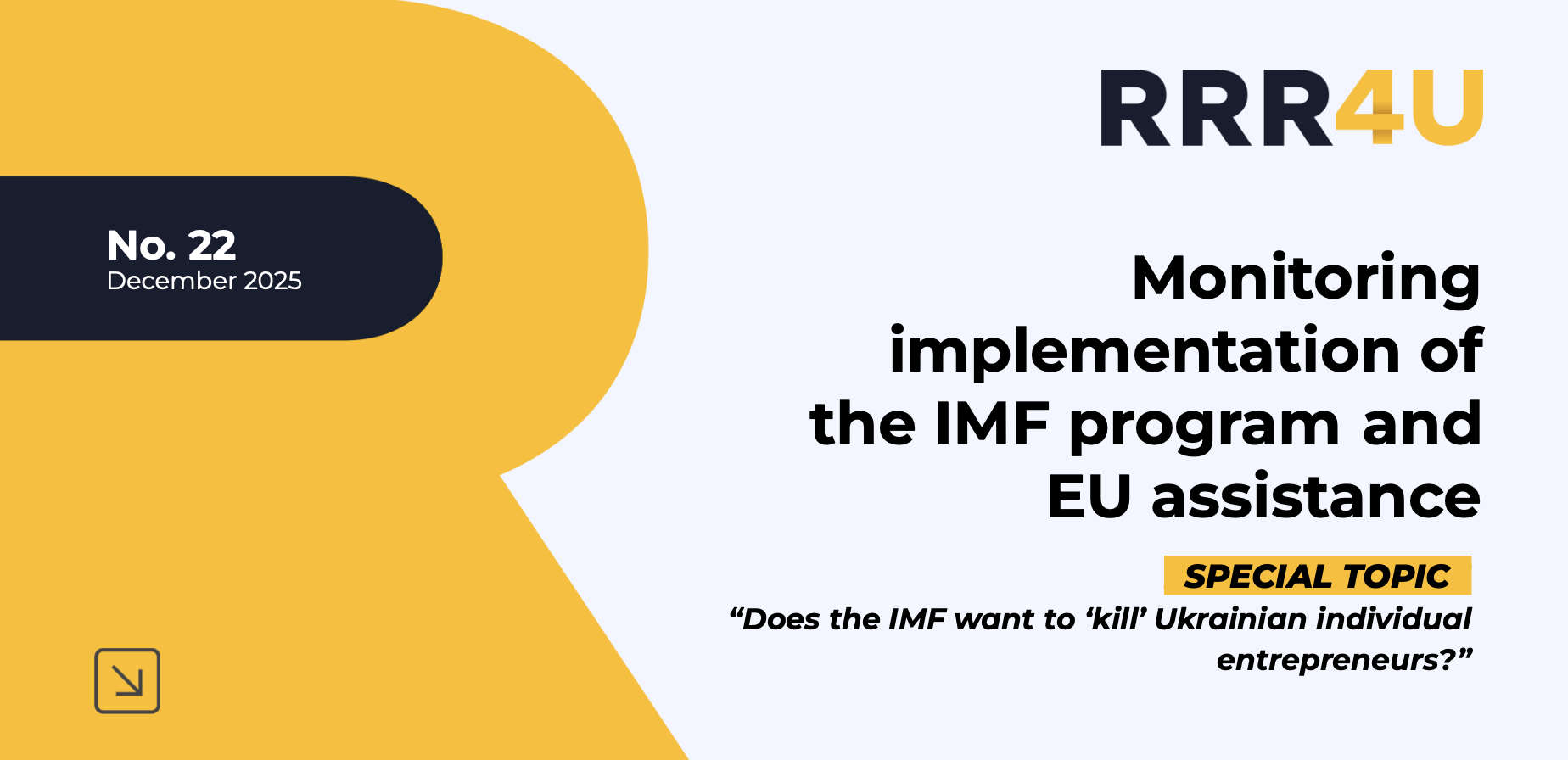 Monitoring implementation of the IMF program and EU assistance (December 2025)